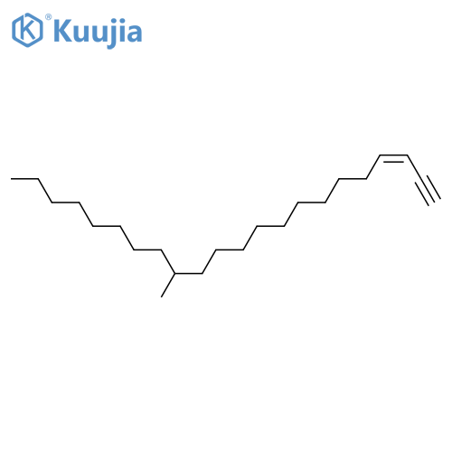 14-Methyl-3-docosen-1-yne; (-)-(Z)-form structure