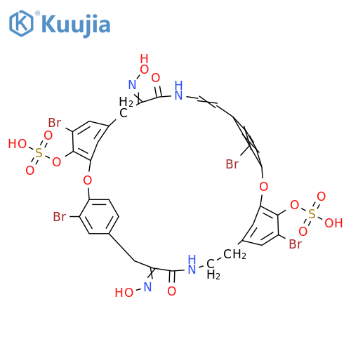 Bastadin 4; 28-Debromo, 15,34-disulfate structure