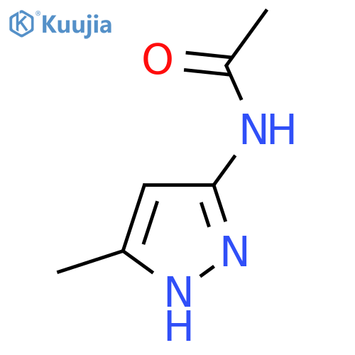 N-(5-methyl-1H-pyrazol-3-yl)acetamide structure