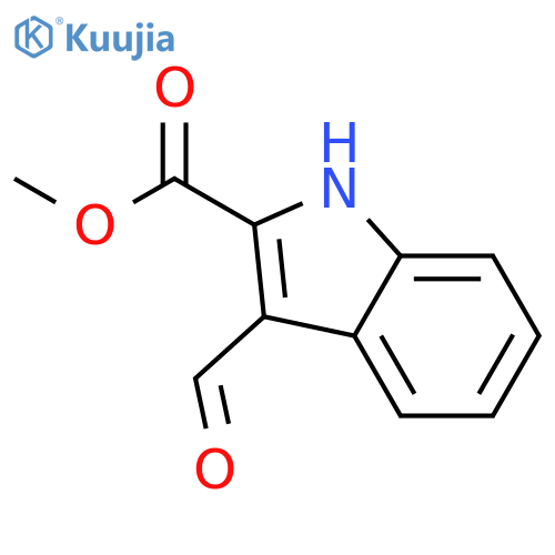 Methyl 3-formyl-1H-indole-2-carboxylate structure