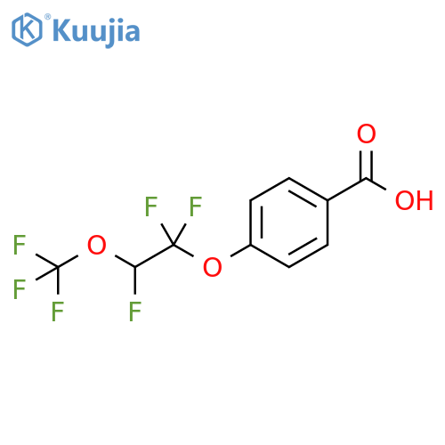 4-[1,1,2-Trifluoro-2-(trifluoromethoxy)ethoxy]benzoic acid structure