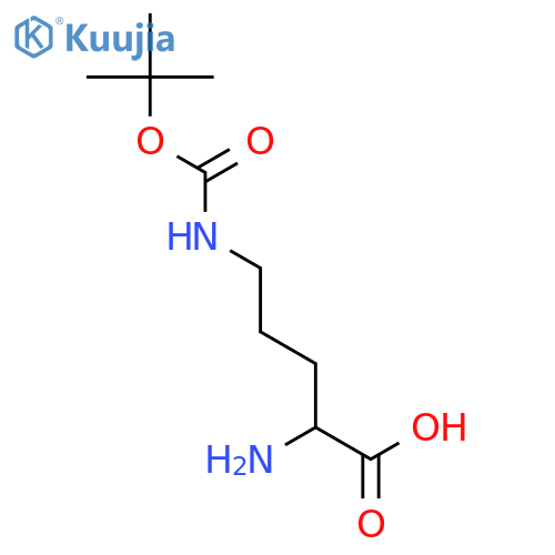 N-δ-BOC-D-Ornithine structure