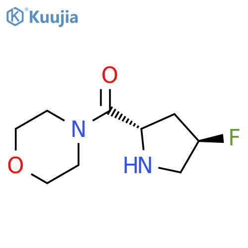 Methanone, [(2S,4R)-4-fluoro-2-pyrrolidinyl]-4-morpholinyl- structure