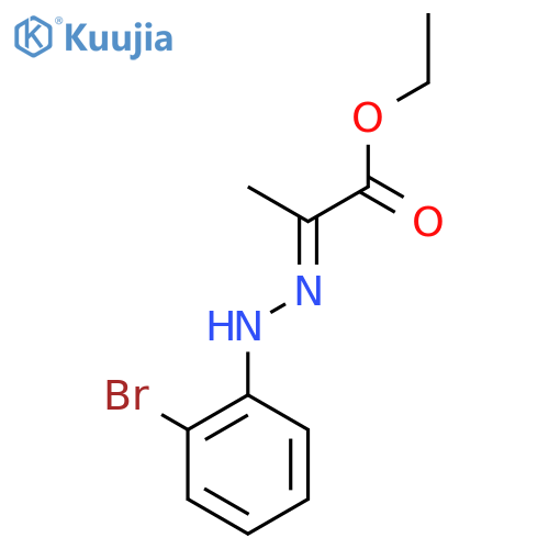 (E)-Ethyl 2-(2-(2-bromophenyl)hydrazono)propanoate structure