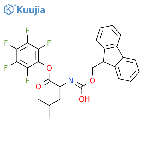Fmoc-d-leu-opfp structure