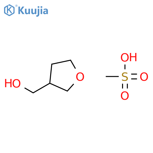 3-Furanmethanol, tetrahydro-, methanesulfonate structure