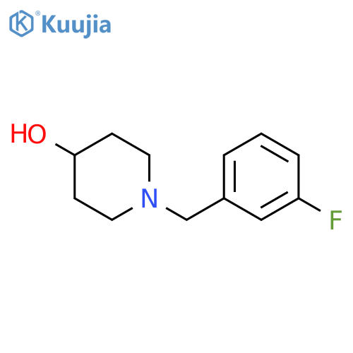 1-(3-Fluoro-benzyl)-piperidin-4-ol structure