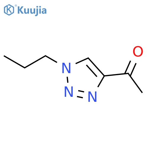 1-(1-propyl-1H-1,2,3-triazol-4-yl)ethan-1-one structure