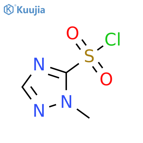 1H-1,2,4-Triazole-5-sulfonyl chloride, 1-methyl- structure