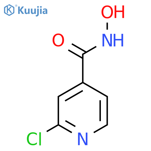 2-Chloro-N-hydroxypyridine-4-carboxamide structure