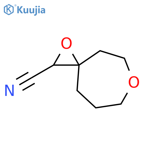1,6-Dioxaspiro[2.6]nonane-2-carbonitrile structure