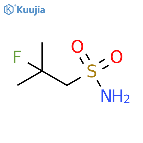 2-Fluoro-2-methylpropane-1-sulfonamide structure