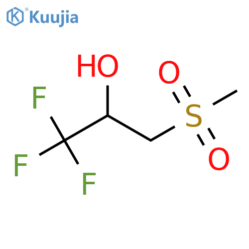 1,1,1-Trifluoro-3-methanesulfonylpropan-2-ol structure