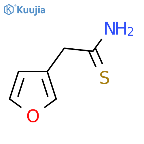 2-(Furan-3-yl)ethanethioamide structure