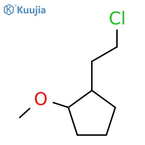 1-(2-Chloroethyl)-2-methoxycyclopentane structure