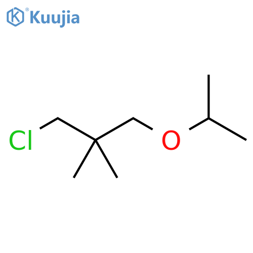 Propane, 1-chloro-2-methyl-2-[(1-methylethoxy)methyl]- structure