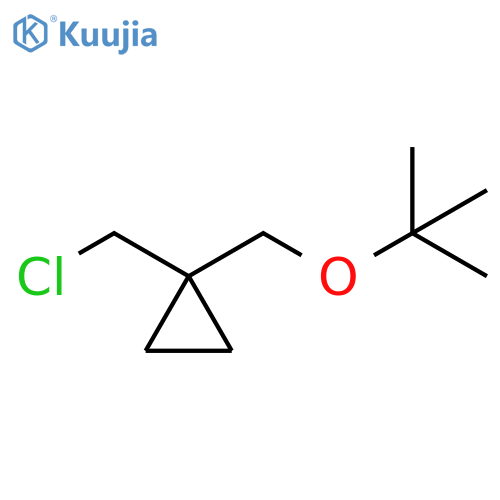 Cyclopropane, 1-(chloromethyl)-1-[(1,1-dimethylethoxy)methyl]- structure