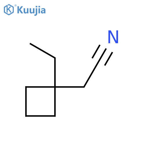 2-(1-Ethylcyclobutyl)acetonitrile structure
