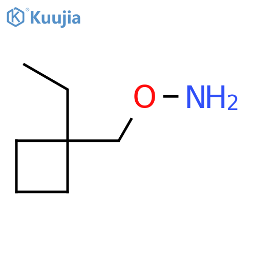 o-[(1-Ethylcyclobutyl)methyl]hydroxylamine structure