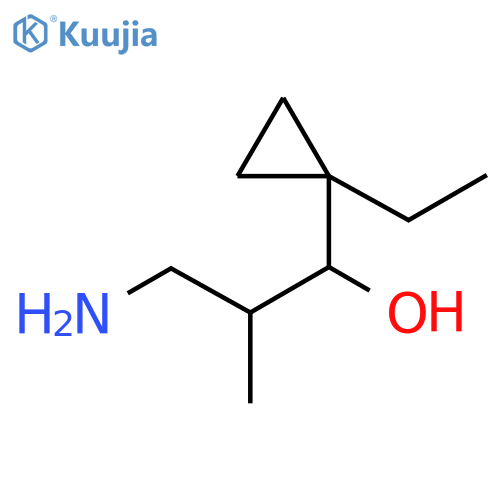 Cyclopropanemethanol, α-(2-amino-1-methylethyl)-1-ethyl- structure