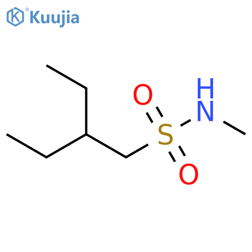 1-Butanesulfonamide, 2-ethyl-N-methyl- structure