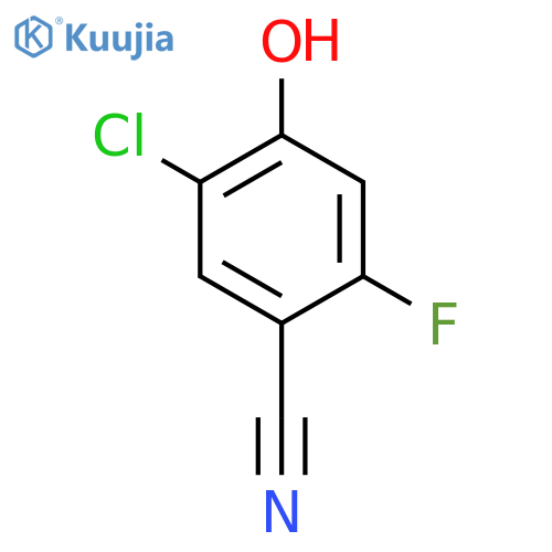 5-Chloro-2-fluoro-4-hydroxybenzonitrile structure