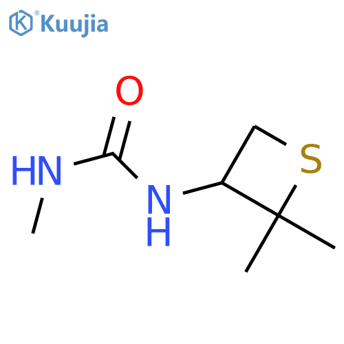 1-(2,2-dimethylthietan-3-yl)-3-methylurea structure