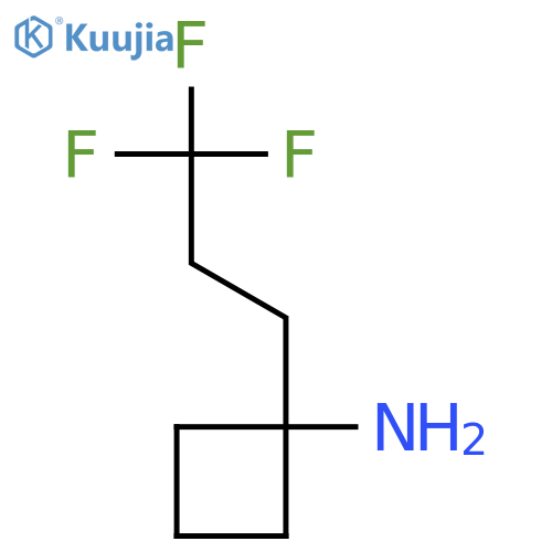 1-(3,3,3-Trifluoropropyl)cyclobutan-1-amine structure