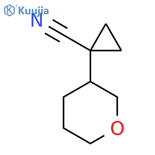1-(Oxan-3-yl)cyclopropane-1-carbonitrile structure