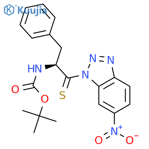 Boc-Thionophe-1-(6-nitro)benzotriazolide structure