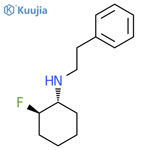 (1R,2R)-2-Fluoro-N-(2-phenylethyl)cyclohexan-1-amine structure
