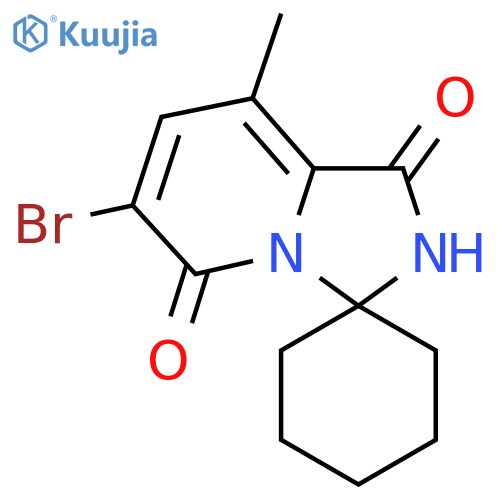 6'-Bromo-8'-methyl-1'H-spiro[cyclohexane-1,3'-imidazo[1,5-a]pyridine]-1',5'(2'H)-dione structure