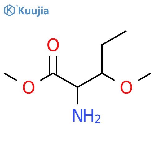 Methyl 2-amino-3-methoxypentanoate structure