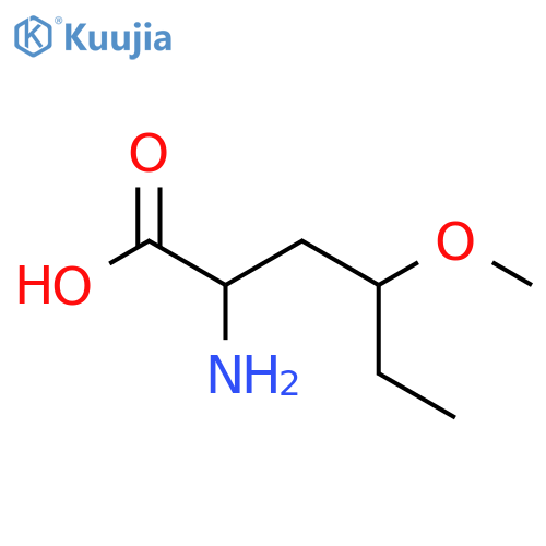 2-Amino-4-methoxyhexanoic acid structure