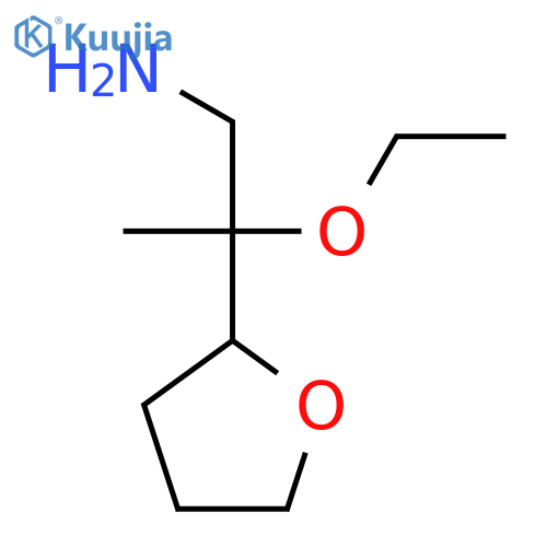 2-Ethoxy-2-(oxolan-2-yl)propan-1-amine structure