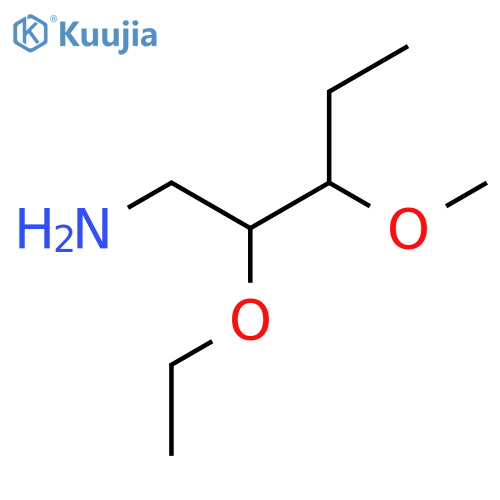 2-Ethoxy-3-methoxypentan-1-amine structure
