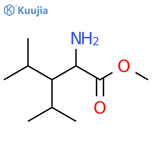 Methyl 2-amino-4-methyl-3-(propan-2-yl)pentanoate structure