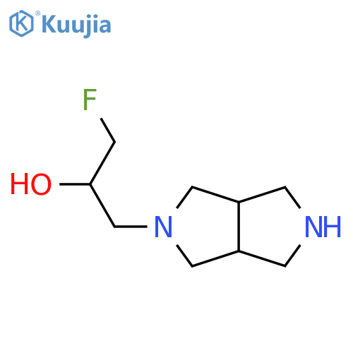 1-Fluoro-3-{octahydropyrrolo[3,4-c]pyrrol-2-yl}propan-2-ol structure