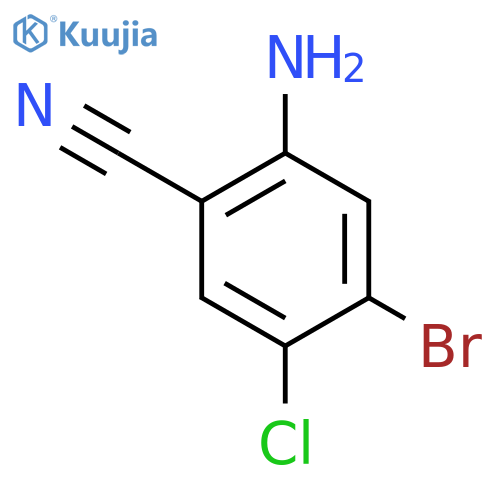 2-Amino-4-bromo-5-chlorobenzonitrile structure