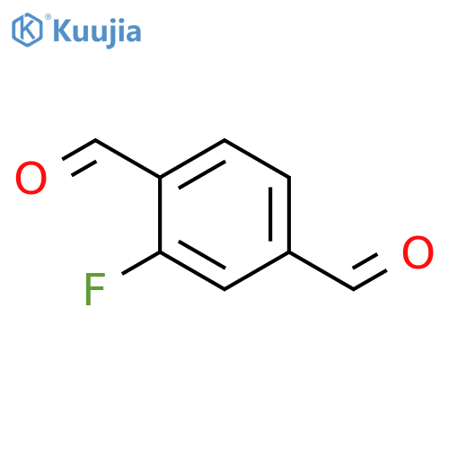 2-fluoroterephthalaldehyde structure