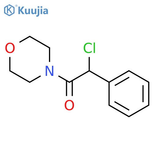 2-chloro-1-(morpholin-4-yl)-2-phenylethan-1-one structure