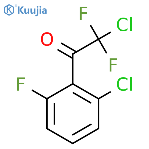 2-Chloro-1-(2-chloro-6-fluorophenyl)-2,2-difluoroethanone structure