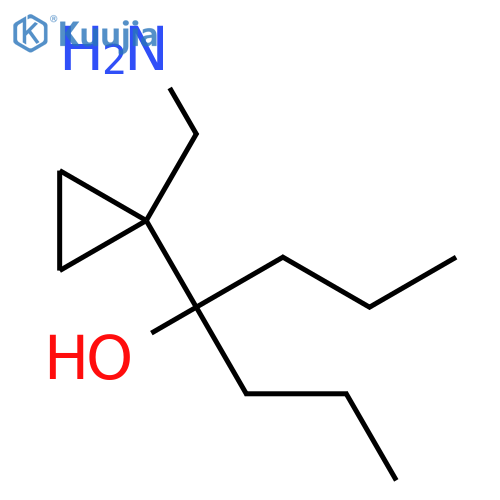 Cyclopropanemethanol, 1-(aminomethyl)-α,α-dipropyl- structure