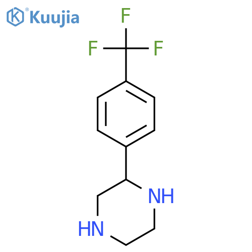 2-[4-(trifluoromethyl)phenyl]piperazine structure
