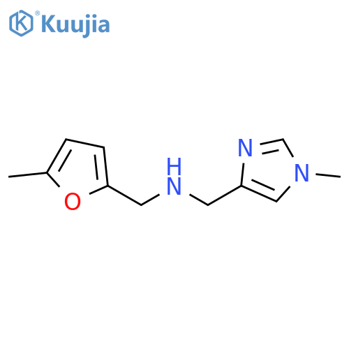 1H-Imidazole-4-methanamine, 1-methyl-N-[(5-methyl-2-furanyl)methyl]- structure