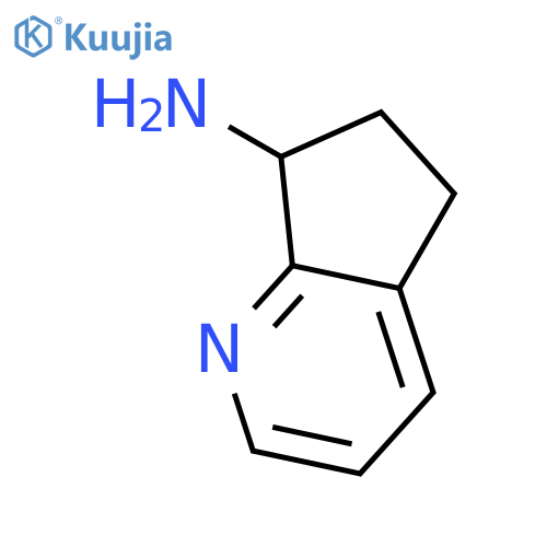 6,7-Dihydro-5H-cyclopenta[b]pyridin-7-amine structure