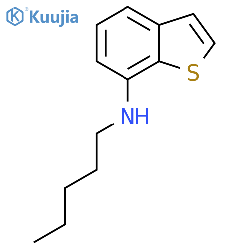 N-pentyl-1-benzothiophen-7-amine structure