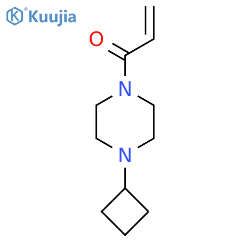 1-(4-Cyclobutylpiperazin-1-yl)prop-2-en-1-one structure