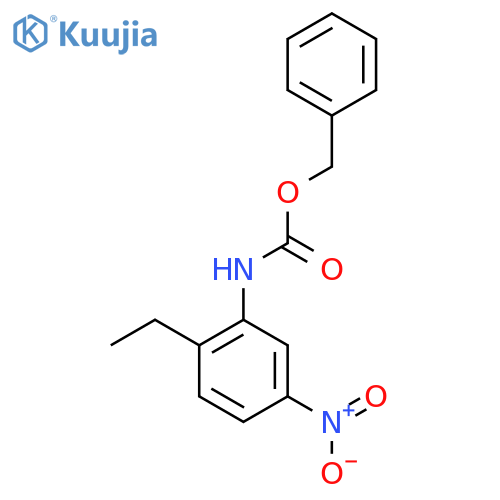 benzyl N-(2-ethyl-5-nitrophenyl)carbamate structure