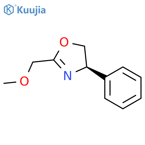Oxazole, 4,5-dihydro-2-(methoxymethyl)-4-phenyl-, (R)- structure
